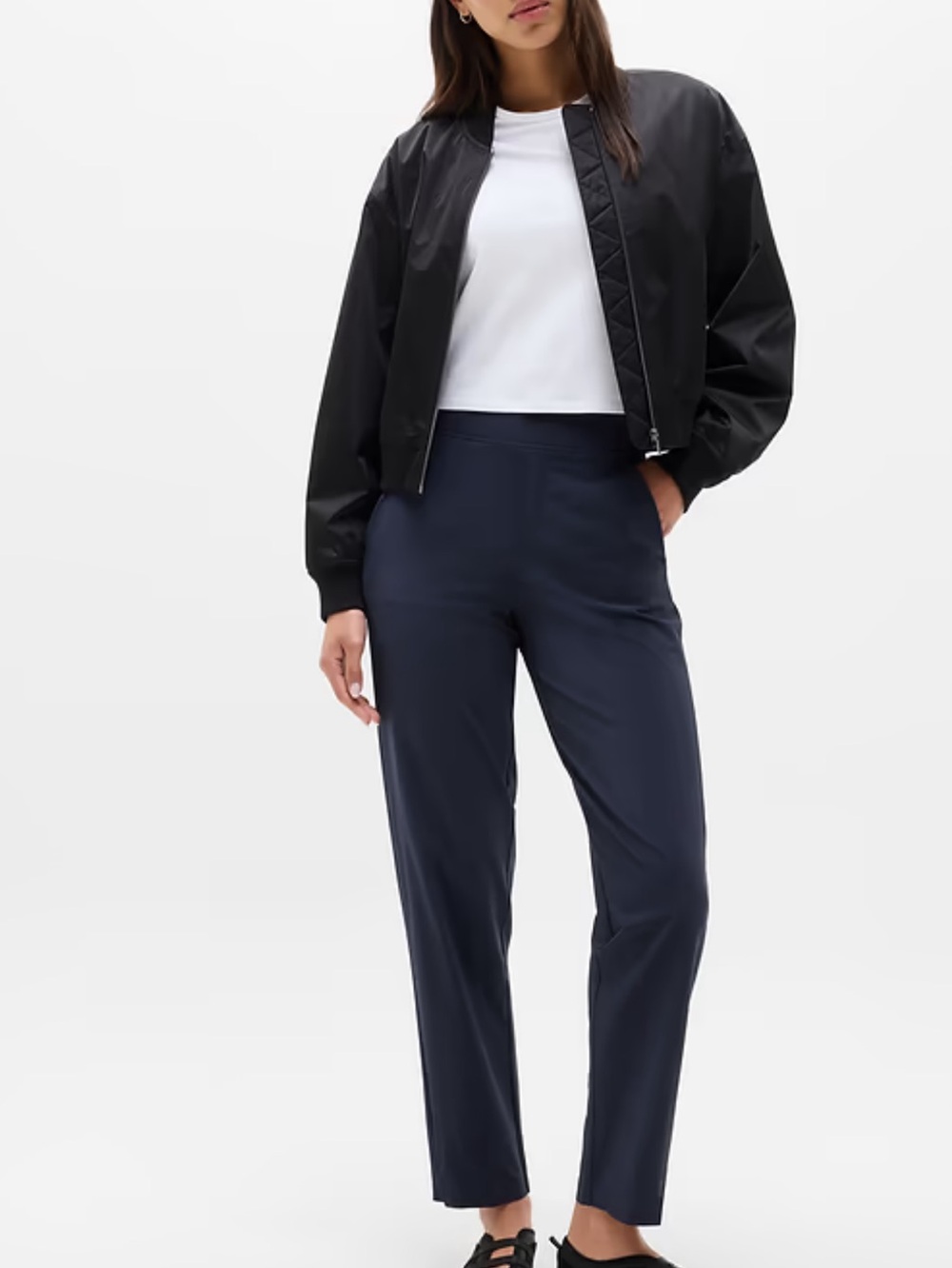 Athleta Brooklyn Mid Rise Ankle Pant Size 14 Tall - Picture 2 of 7